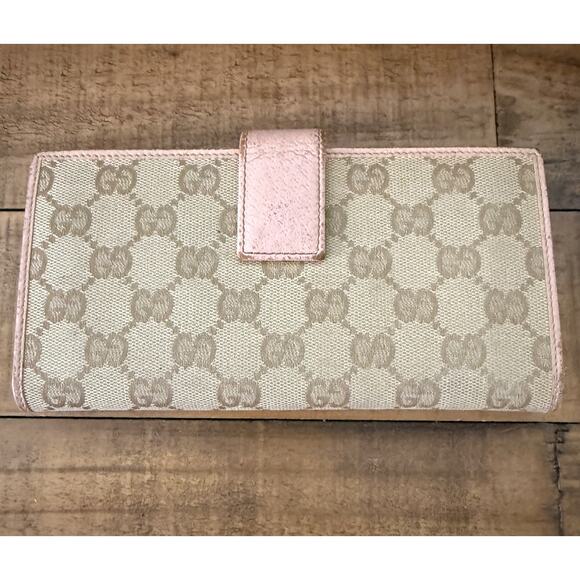 GUCCI Monogram Metal Bar Continental Long Wallet - Picture 2 of 15